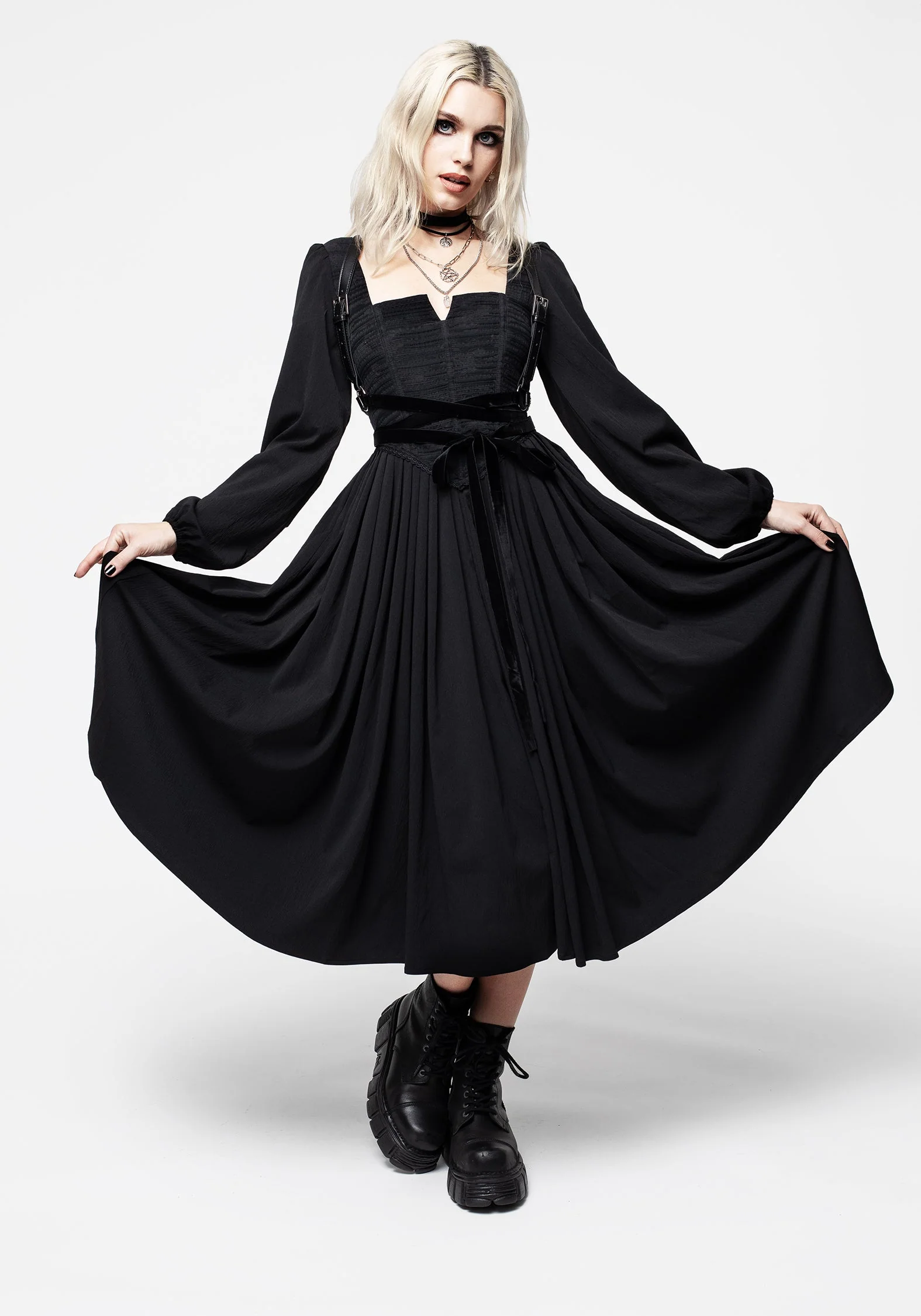 Mina Korsett Midi Kleid - Image 5