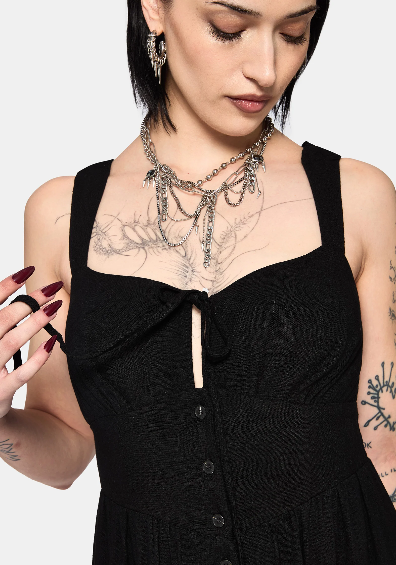 Miseria Shirred Midaxi Dress - Image 2