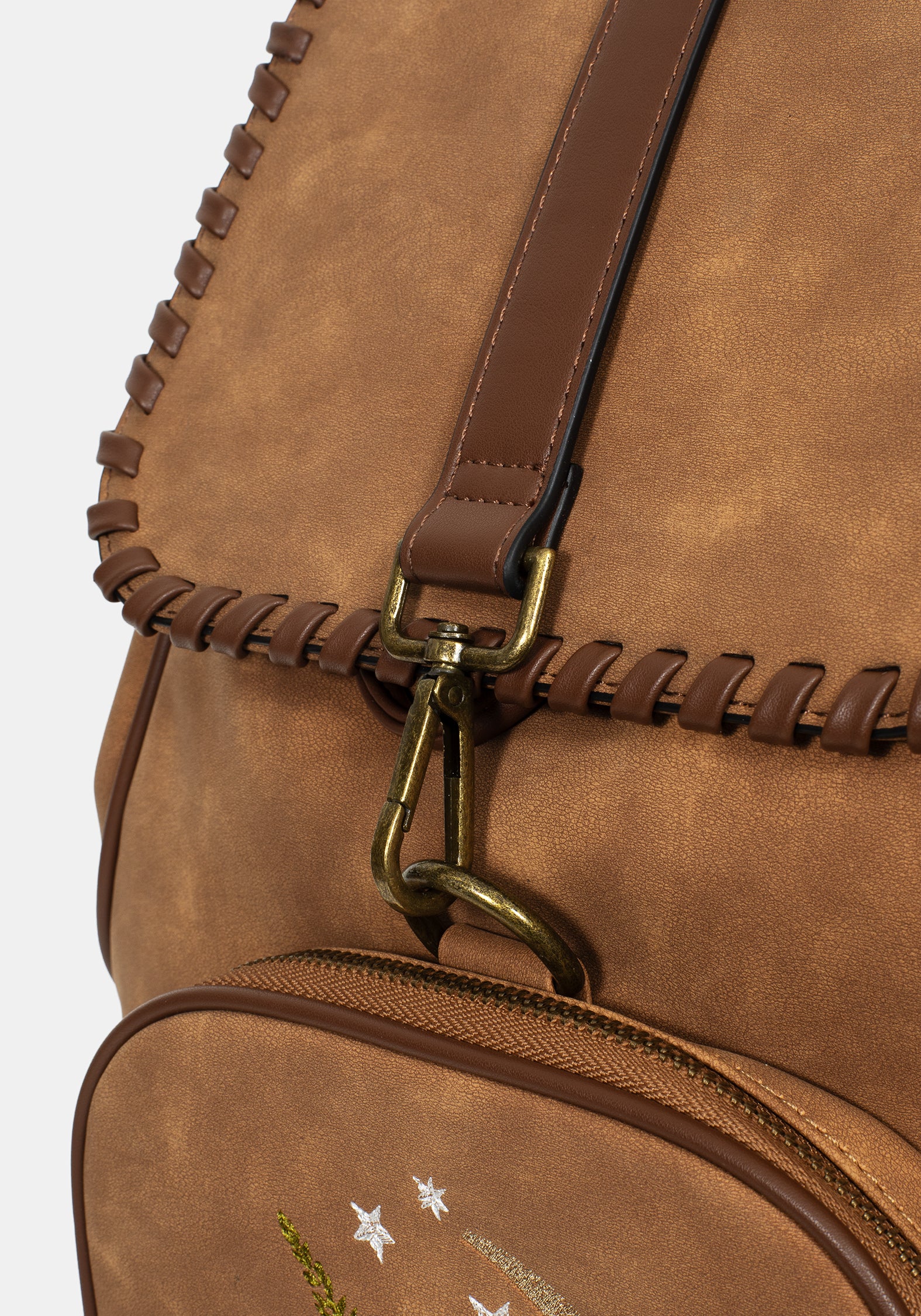 Moonlit Mond Bestickt Rucksack - Image 7
