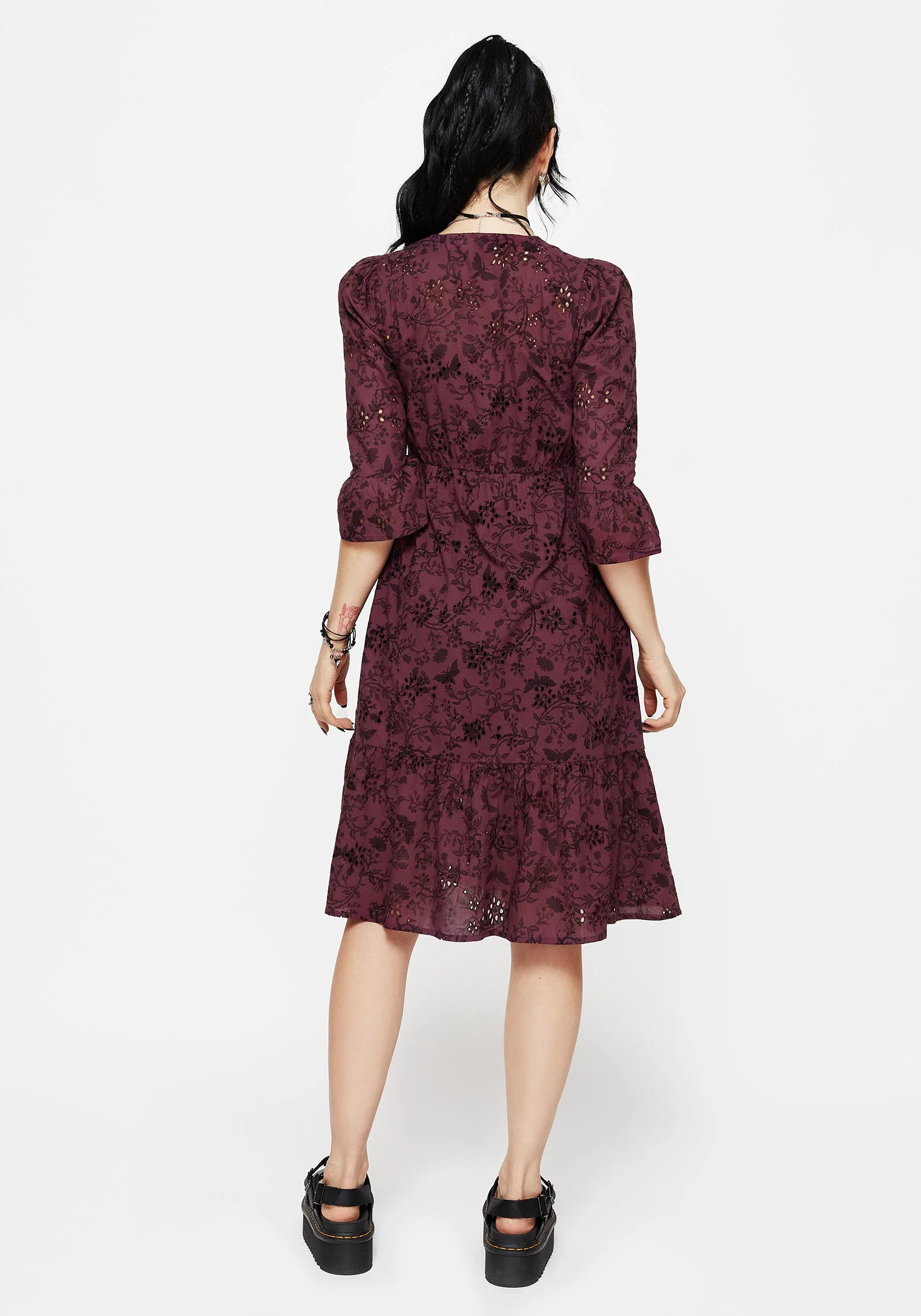 Morgana Baumwolle Broderie Überkleid - Image 3