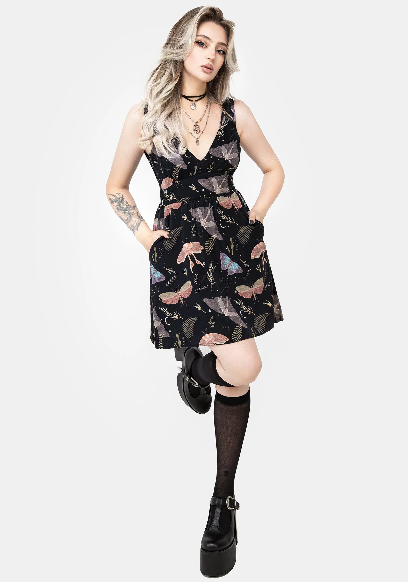 Nightmoth Korsett Mini Kleid - Image 6
