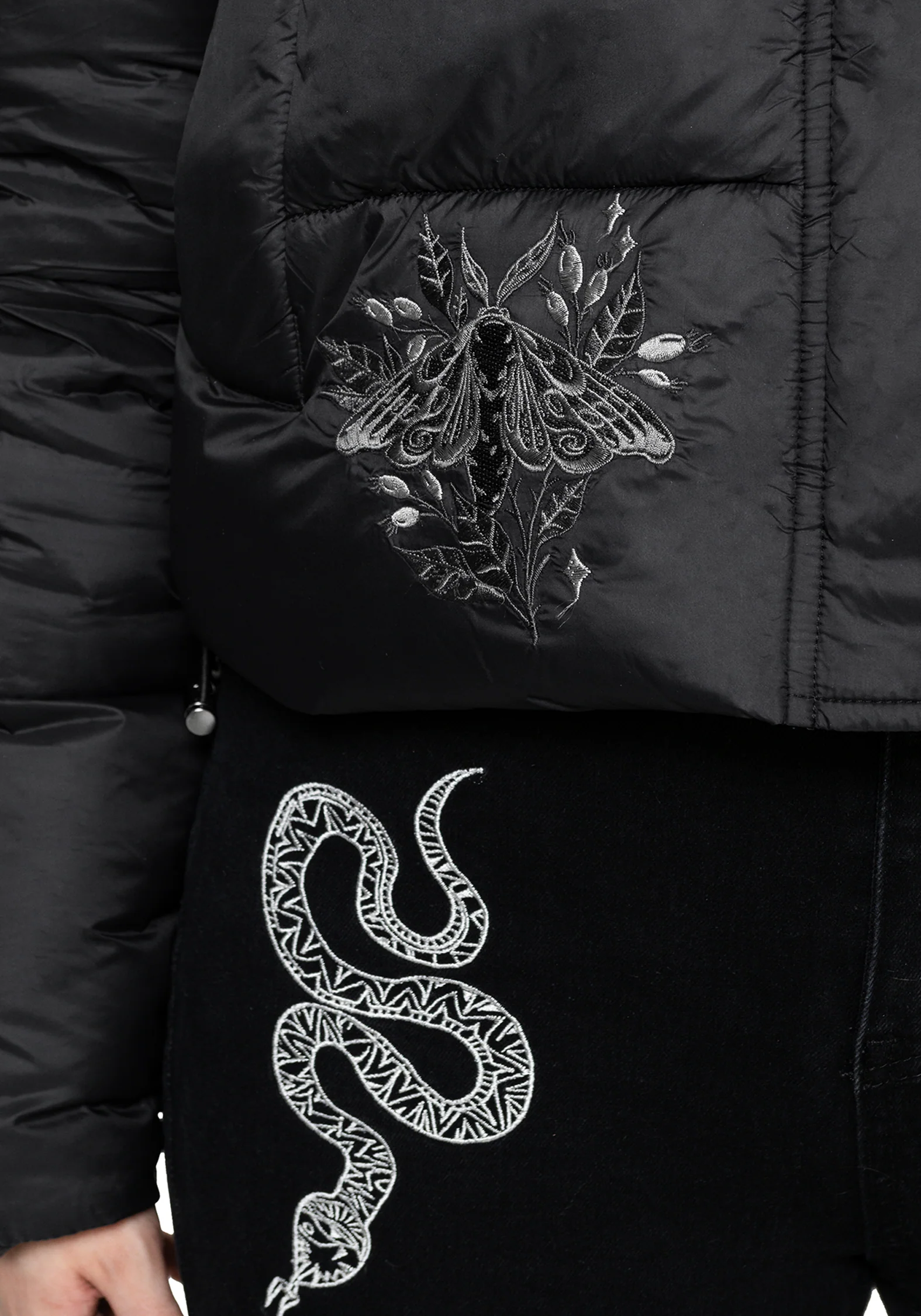 Nirah Bestickt Gepolstert Jacke - Image 6