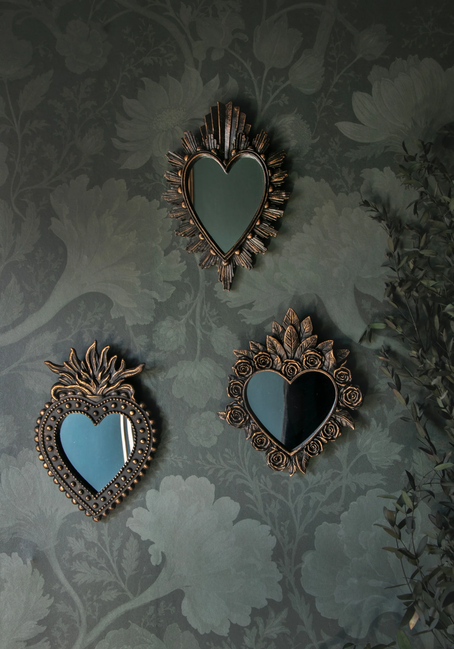 Noctara Heart Mirrors Set of 3 - Image 2