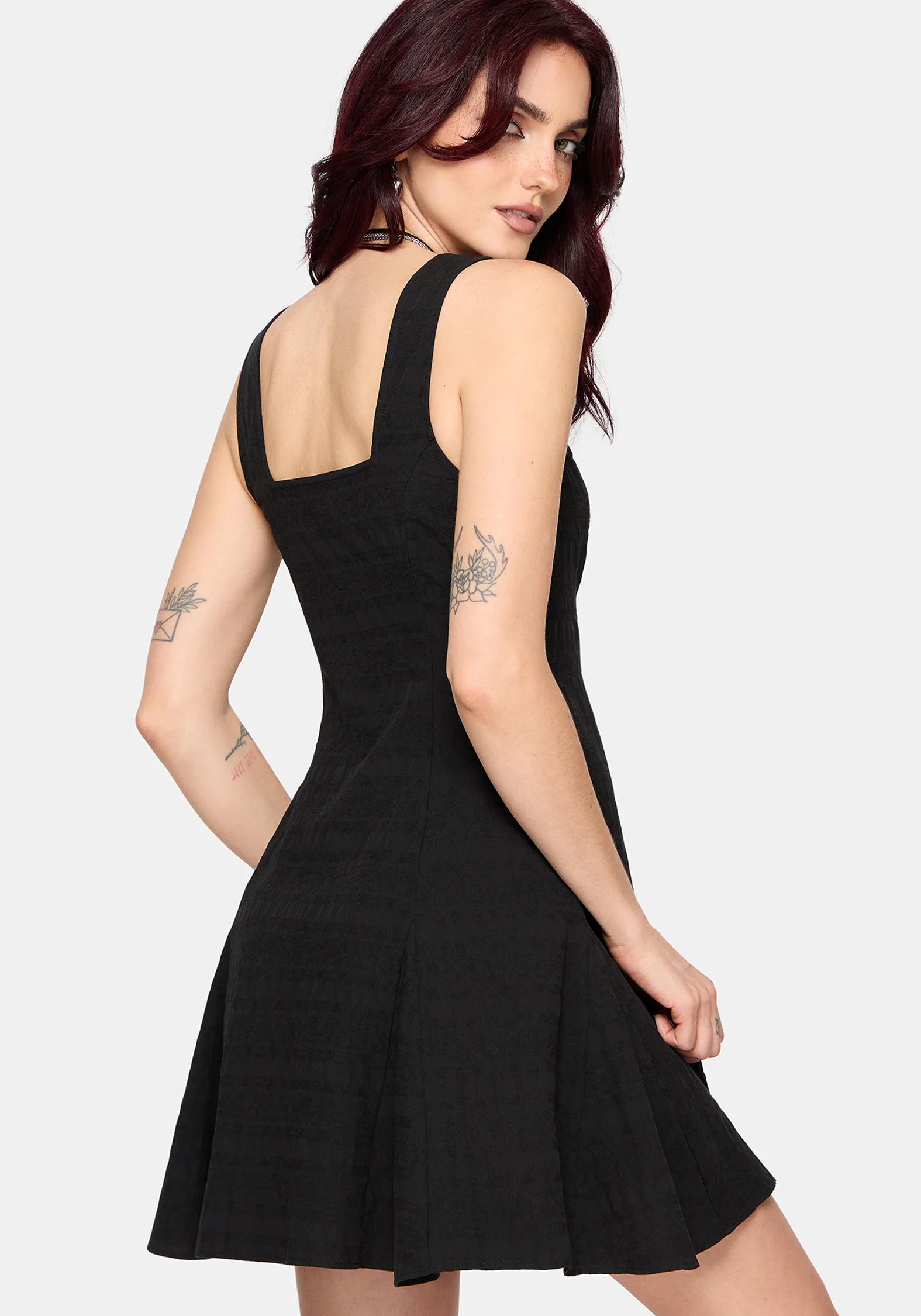 Opheline Button Down Mini Dress - Image 3