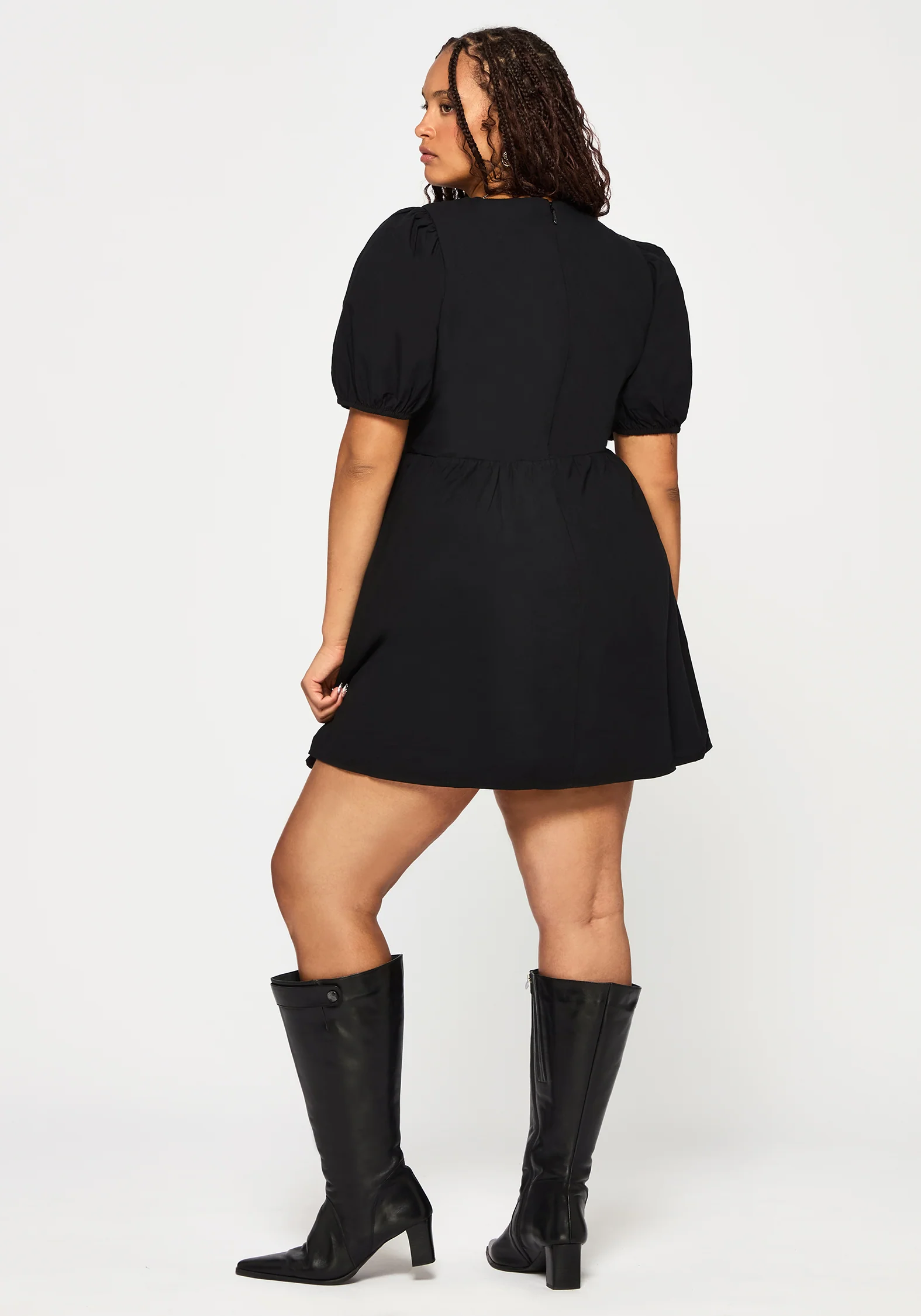 Orena Bat Embroidered Mini Dress - Image 9