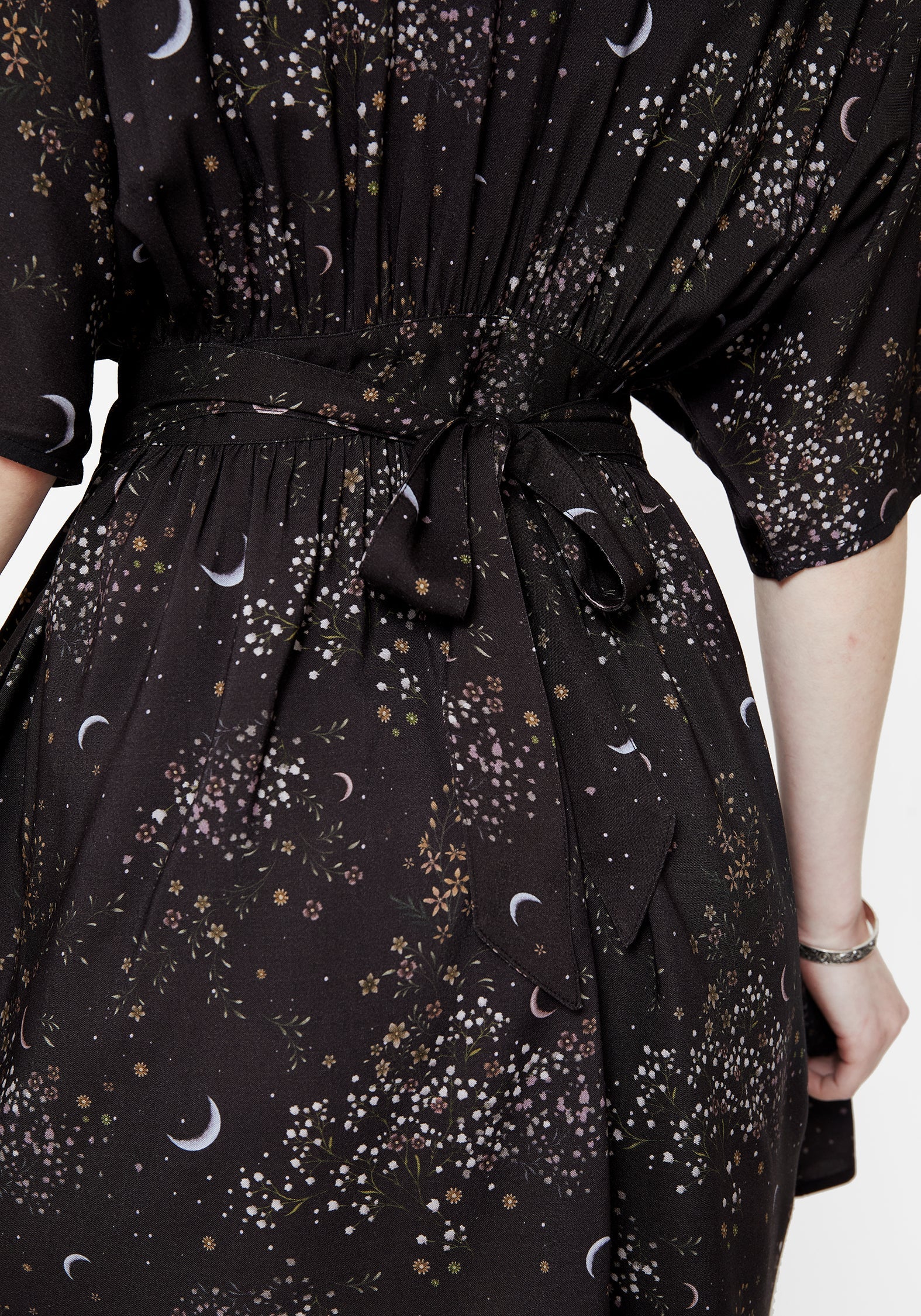 Peaseblossom Celestial Krawatte Back Mini Kleid - Image 2