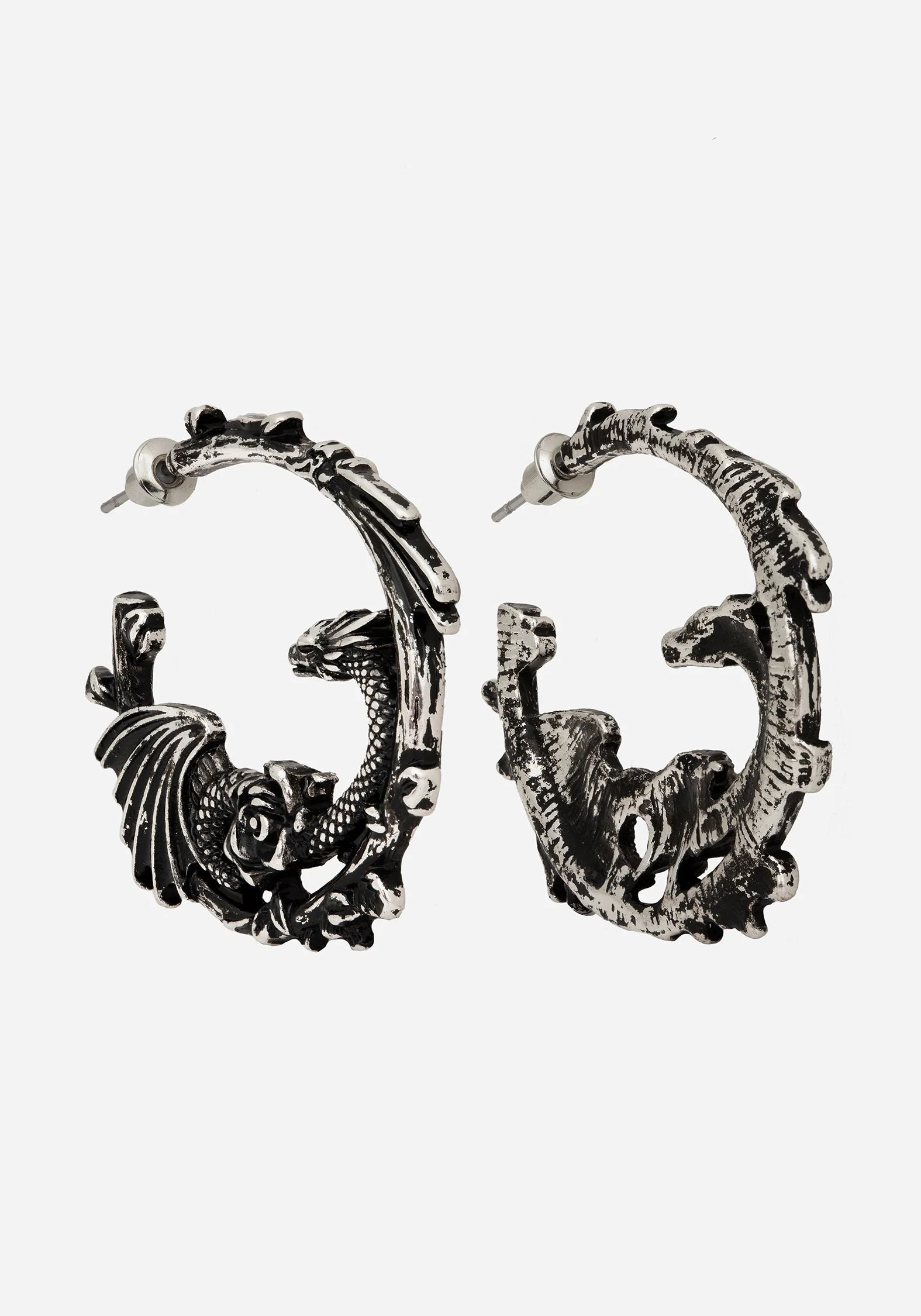 Petra Dragon Kreolen Ohrringe - Image 5