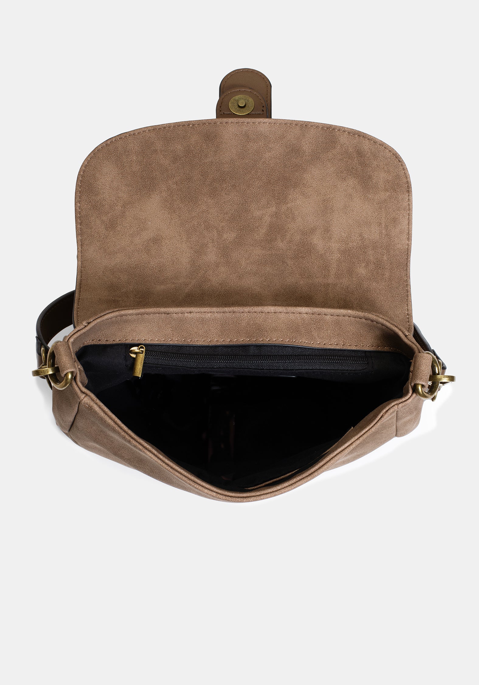 Physis Kunst- Suede Farn Bestickt Schulter Tasche - Image 9
