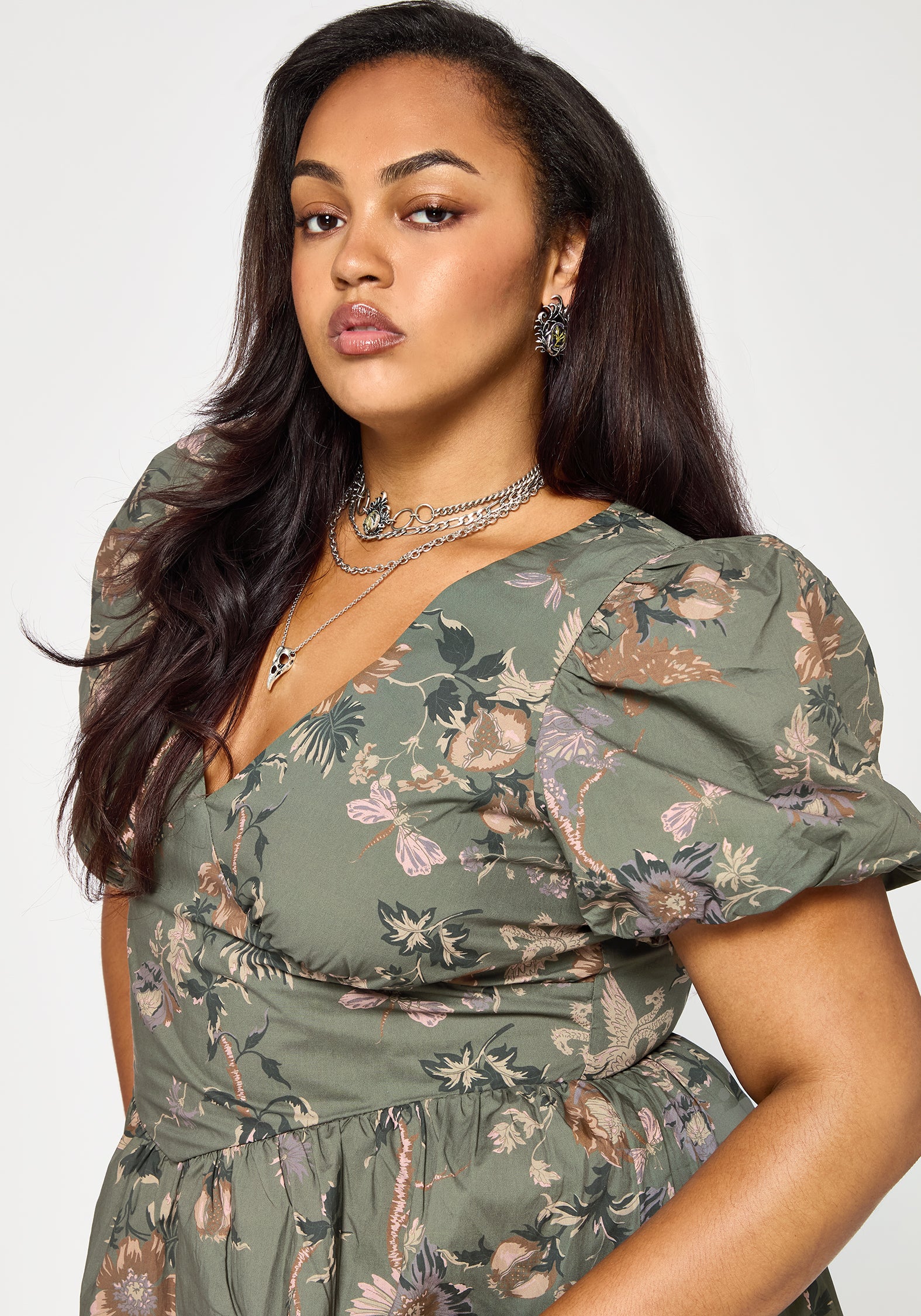 Poison Eden Cotton Mini Dress - Image 8