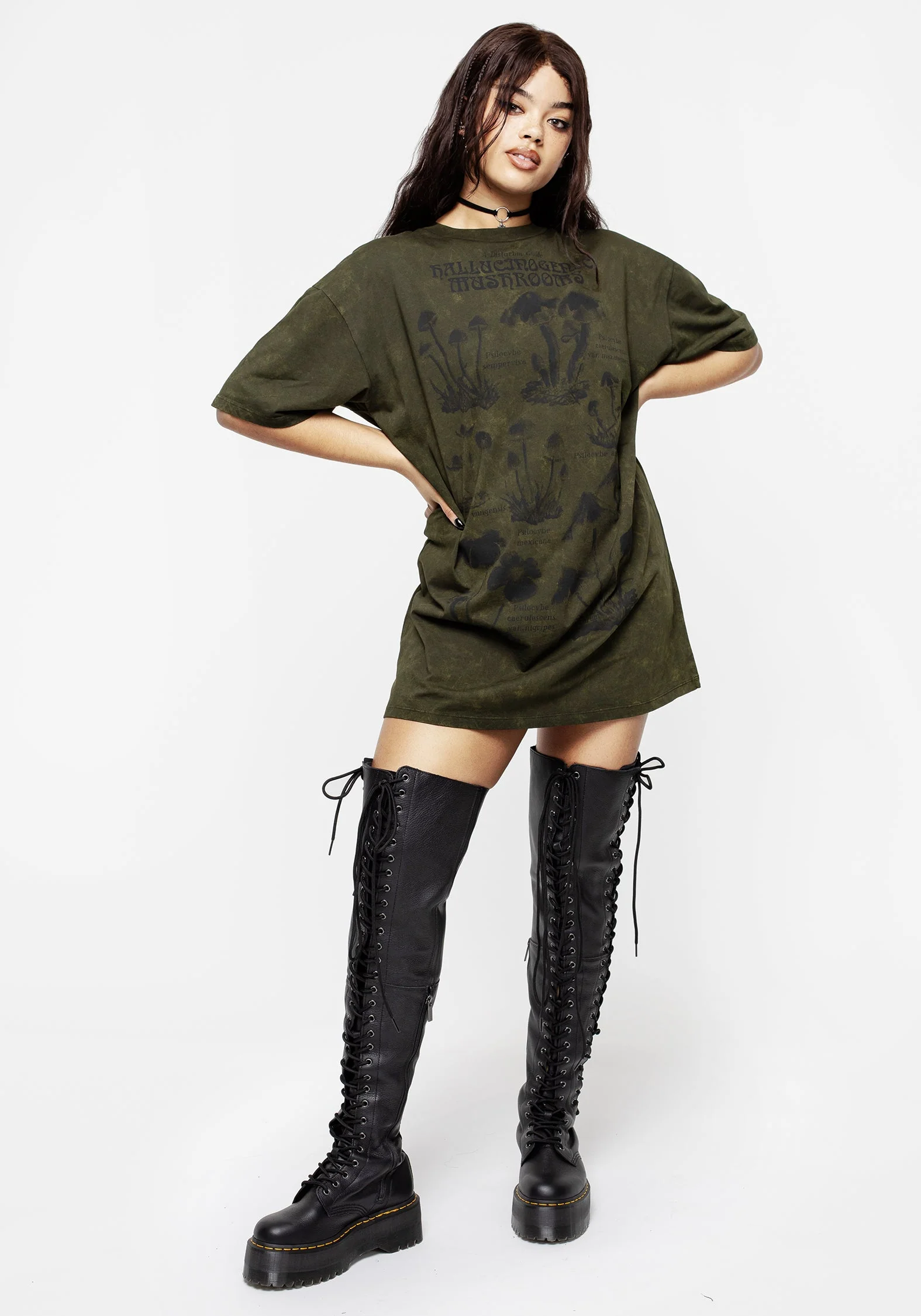 Psychotrope Pilz T-Shirt Kleid - Image 4