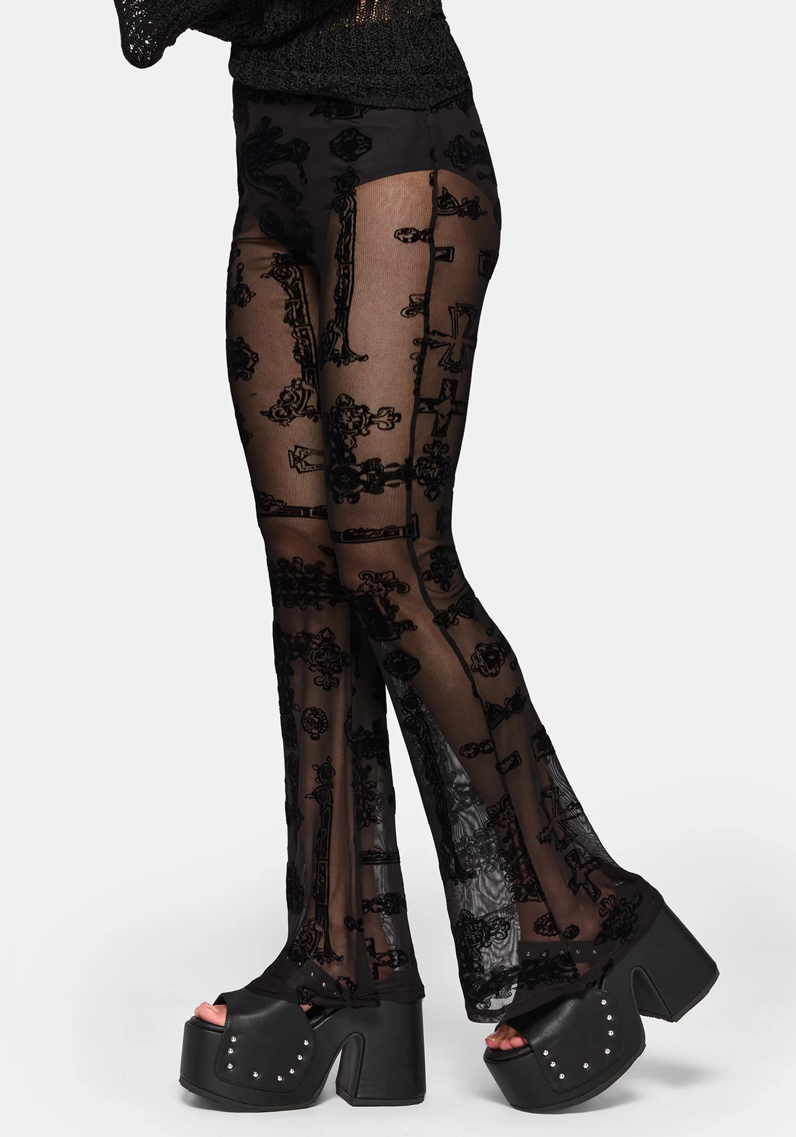 Pyra Jewel Flocked Mesh Flare - Image 5