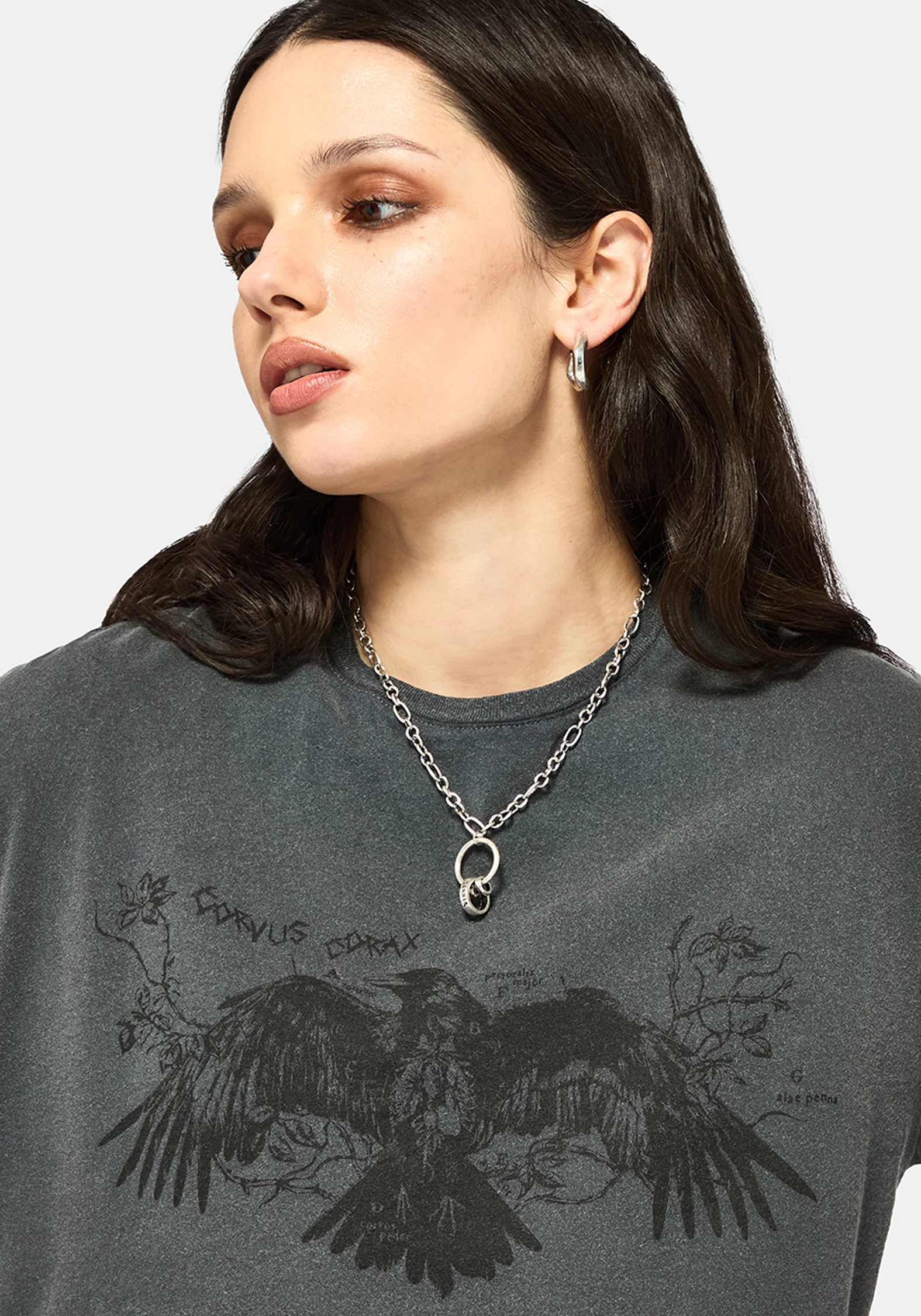 Rabe Gewaschen Kastenförmig Kurz T-Shirt - Image 2