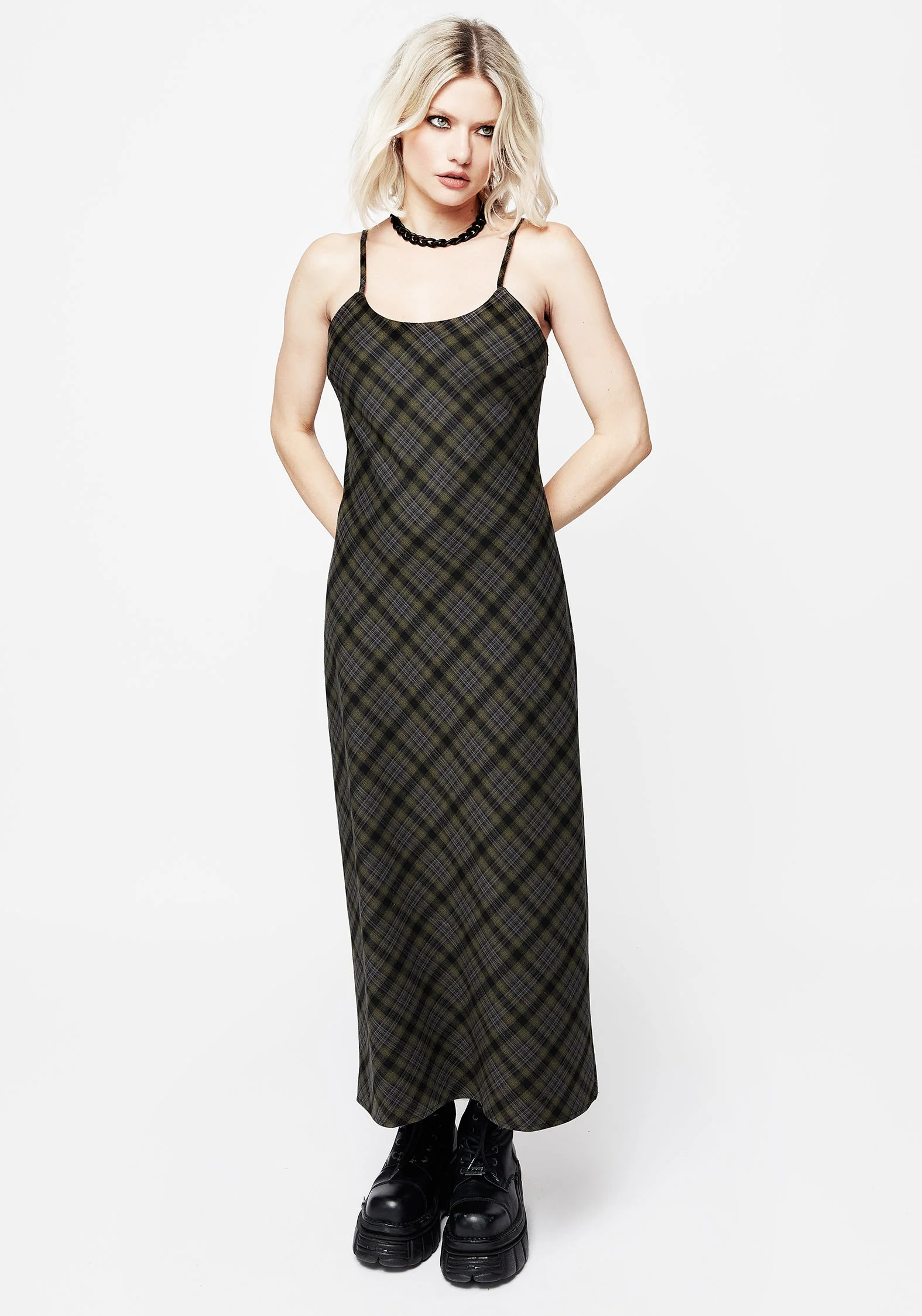 Reseda Prüfen Midaxi-Kleid Cami Kleid - Image 4