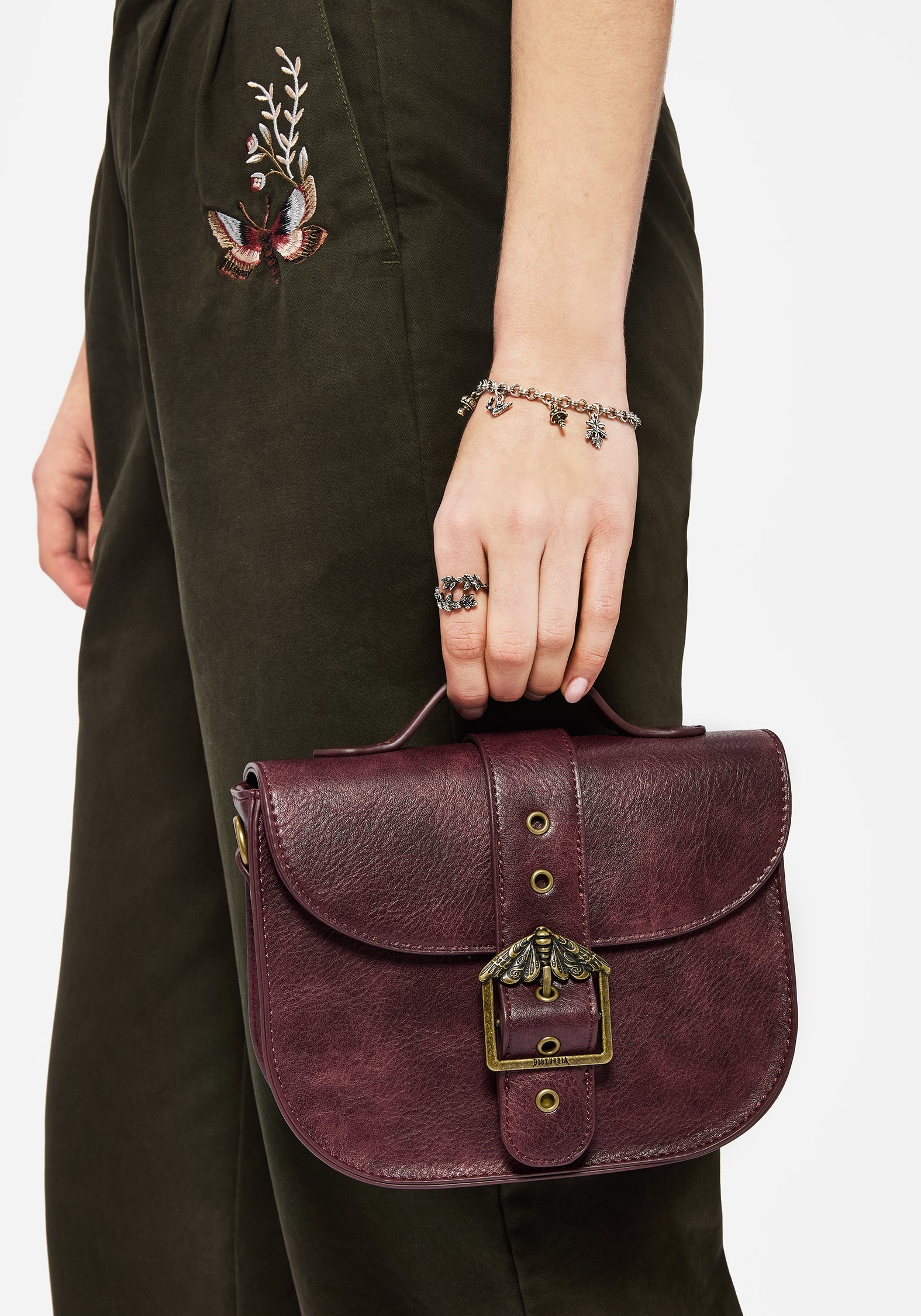 Rosamoth Schnalle Crossbody Schulranzen Tasche - Image 2