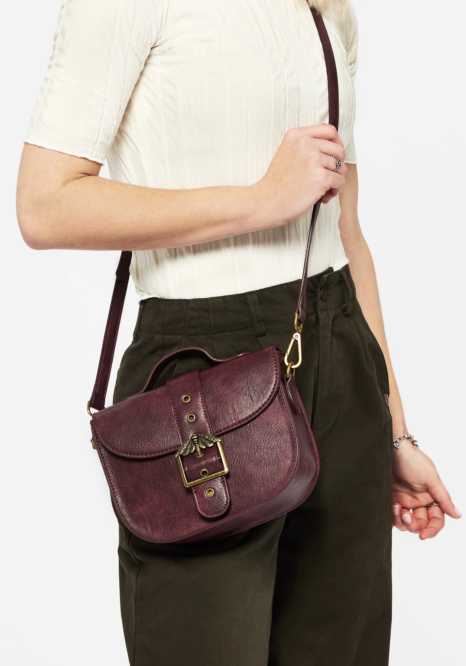 Rosamoth Schnalle Crossbody Schulranzen Tasche - Image 5