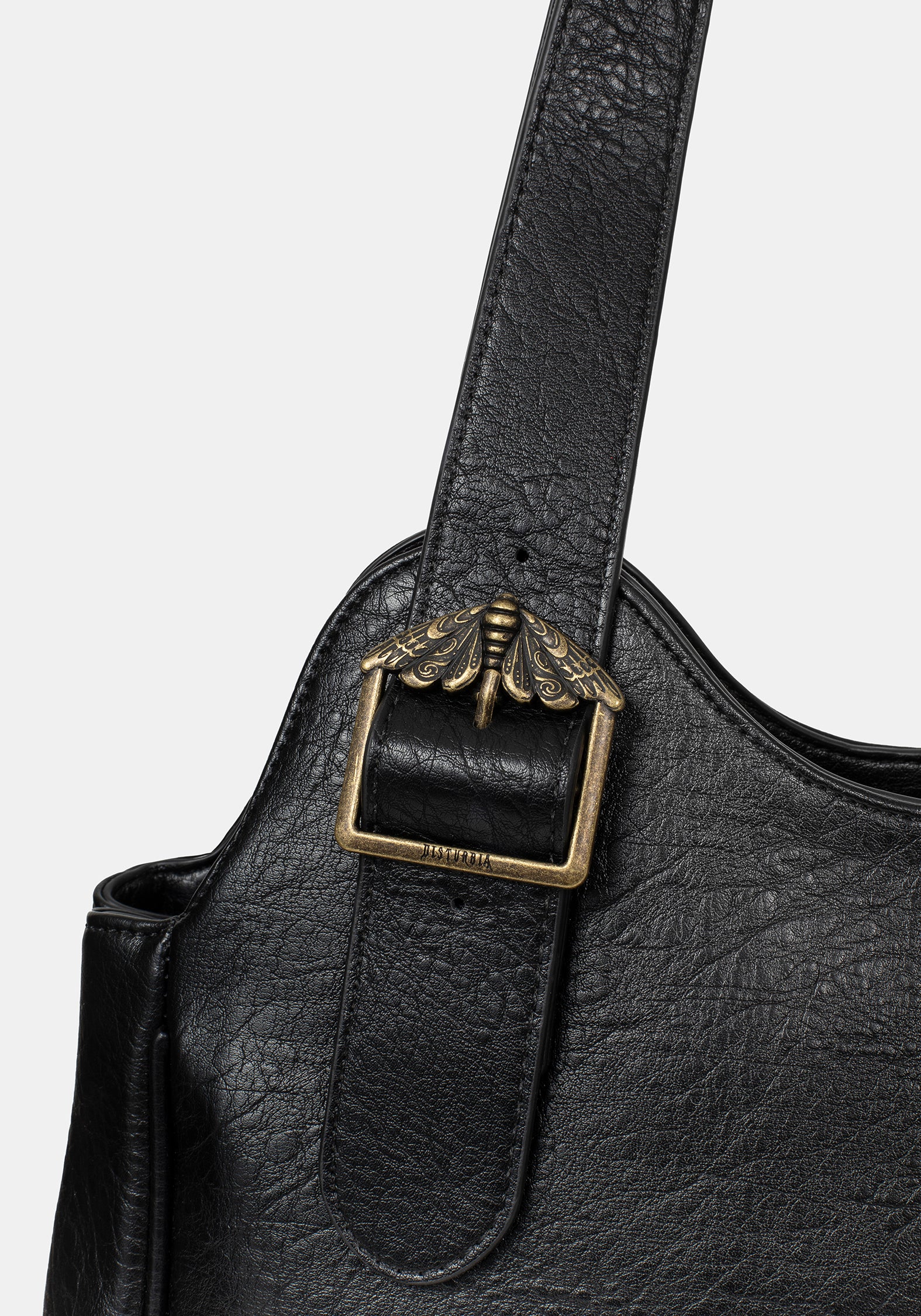 Rosamoth Schnalle Schulter Tasche - Schwarz - Image 3