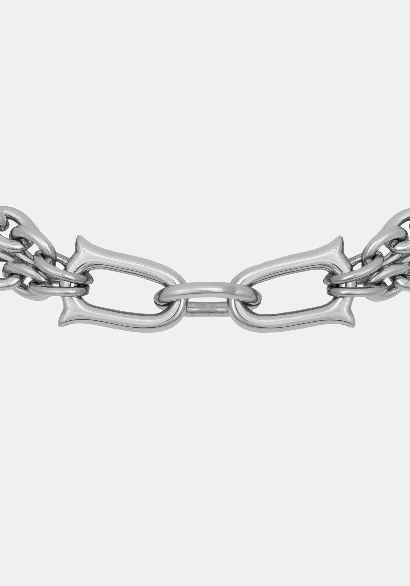 Ruzar Stainless Steel Chunky Chain Choker - Image 4