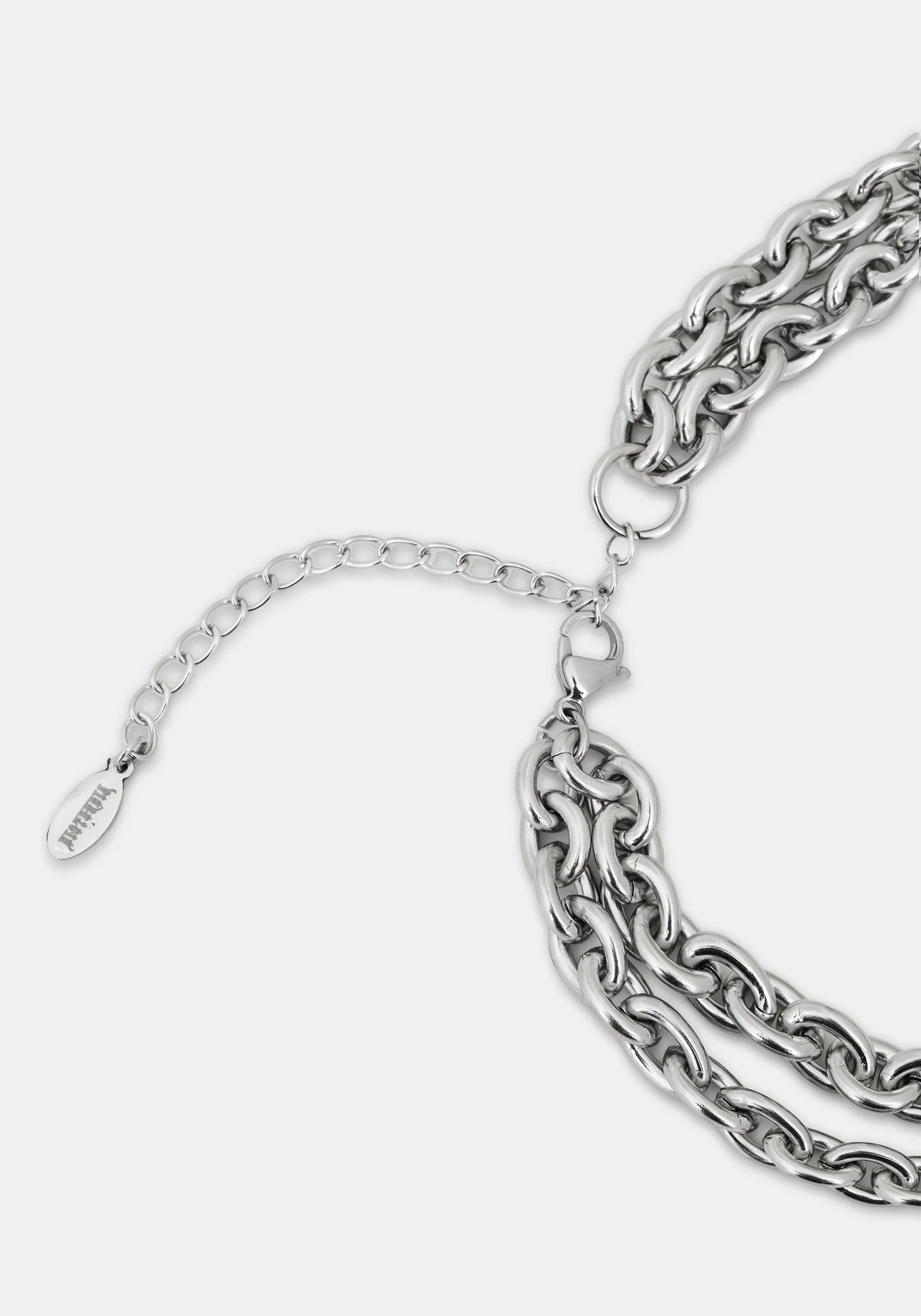 Ruzar Stainless Steel Chunky Chain Choker - Image 6