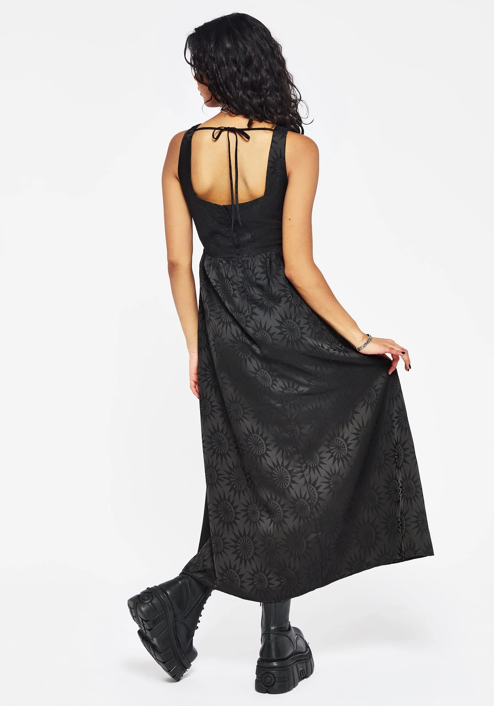 Semine Celestial Bedruckt Cami Midi Kleid - Image 3