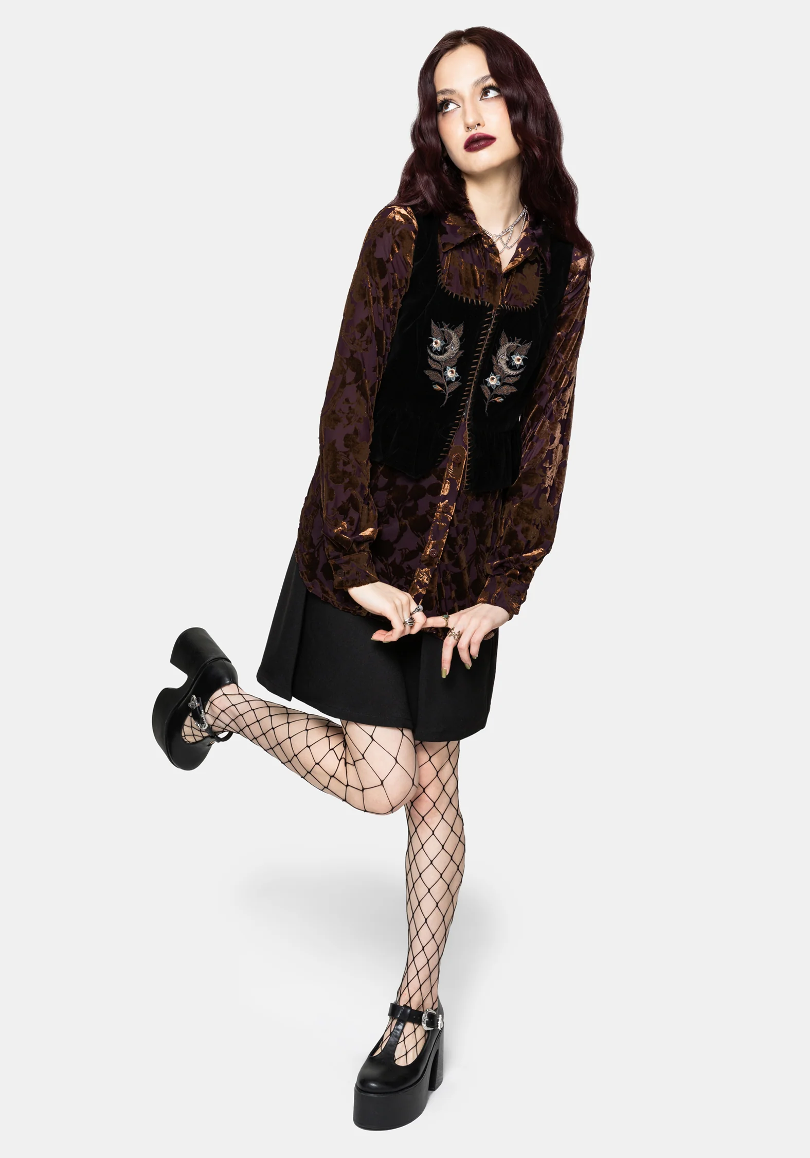 Sienna Devore Hemd - Image 6