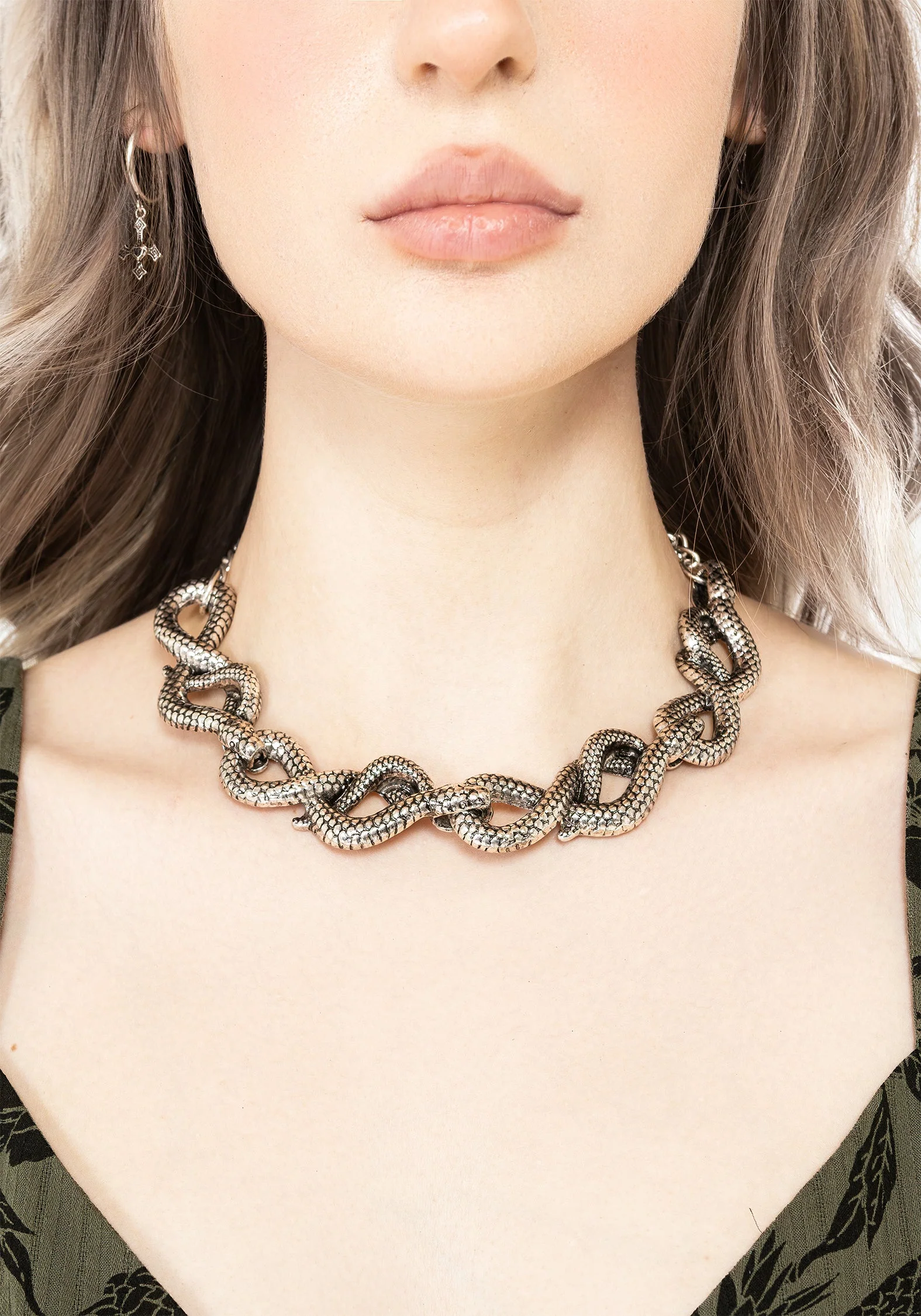 Silas Twisted Schlange Halsband - Image 3