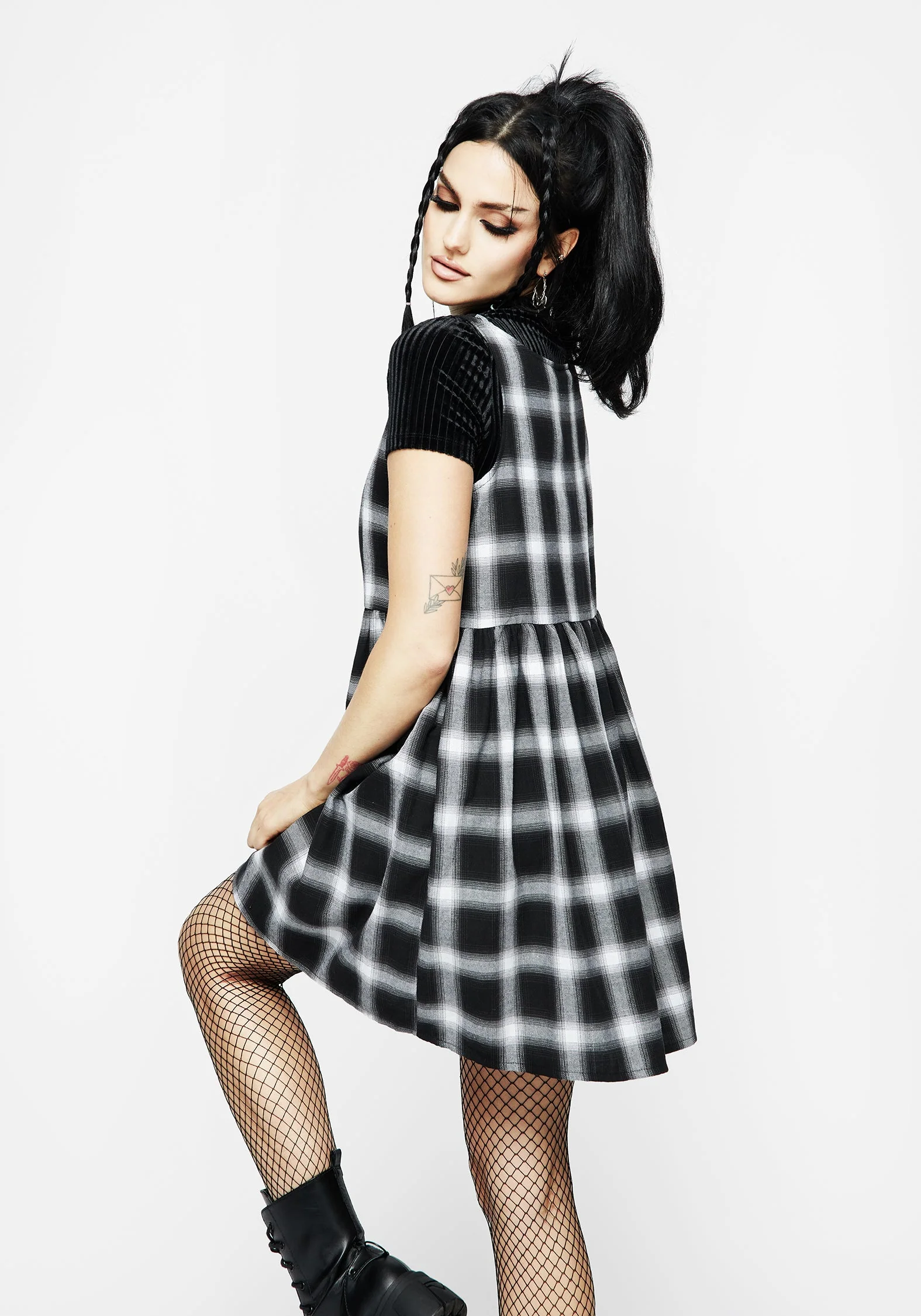 Singles Karo Kleid - Image 3