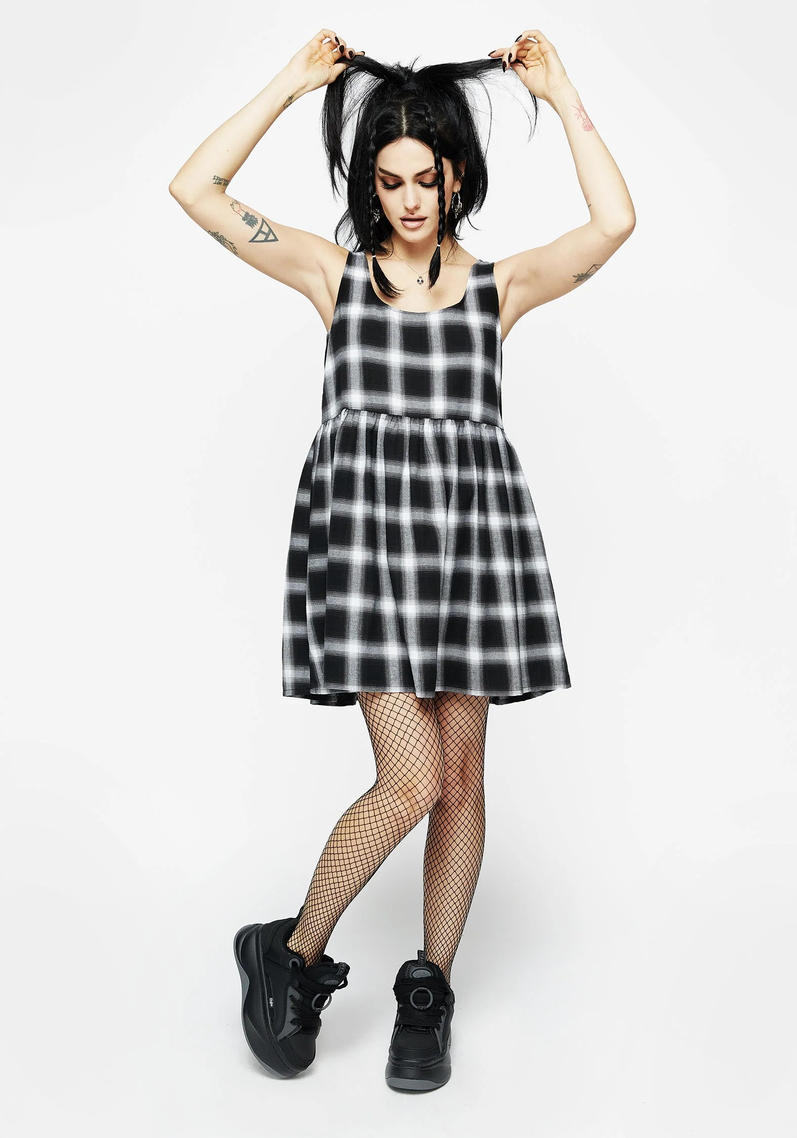 Singles Karo Kleid - Image 4