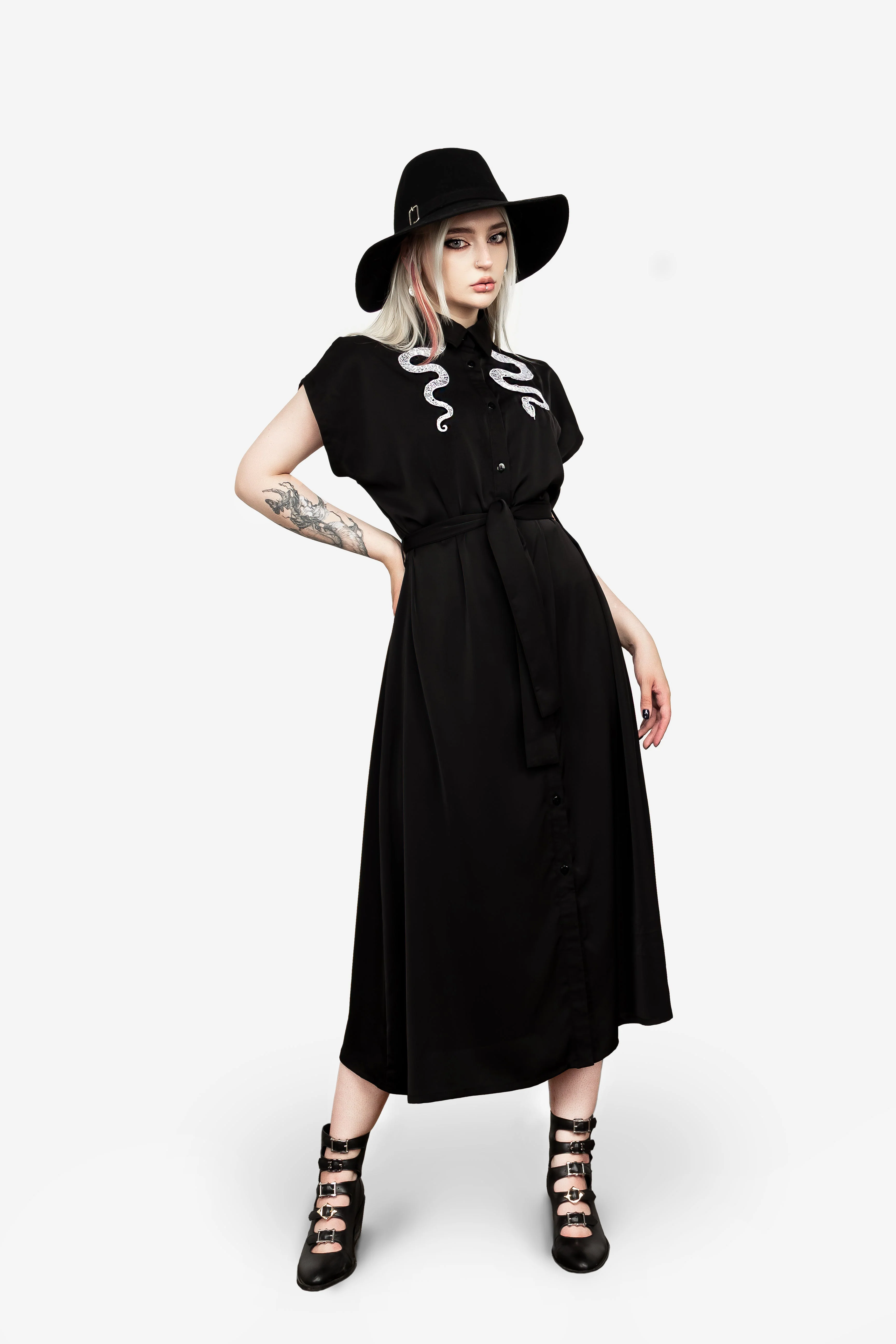 Slither Locker Midi Kleid - Image 15