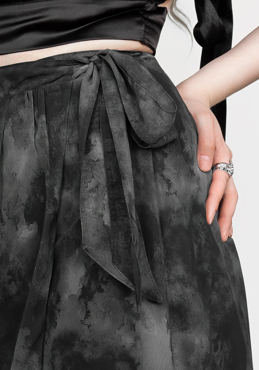 Tempest Krawatte Taille Midaxi-Kleid Rock - Image 2