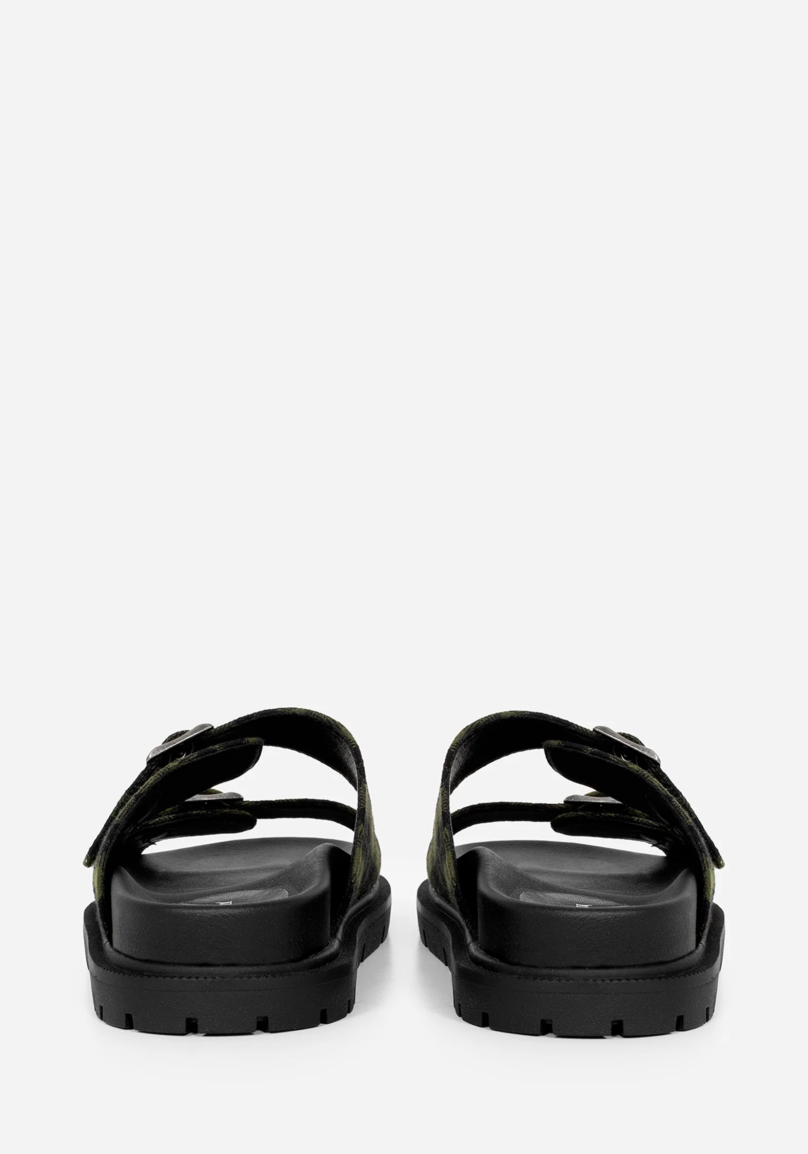 Terra Gingham Schnalle Sandals - Image 4