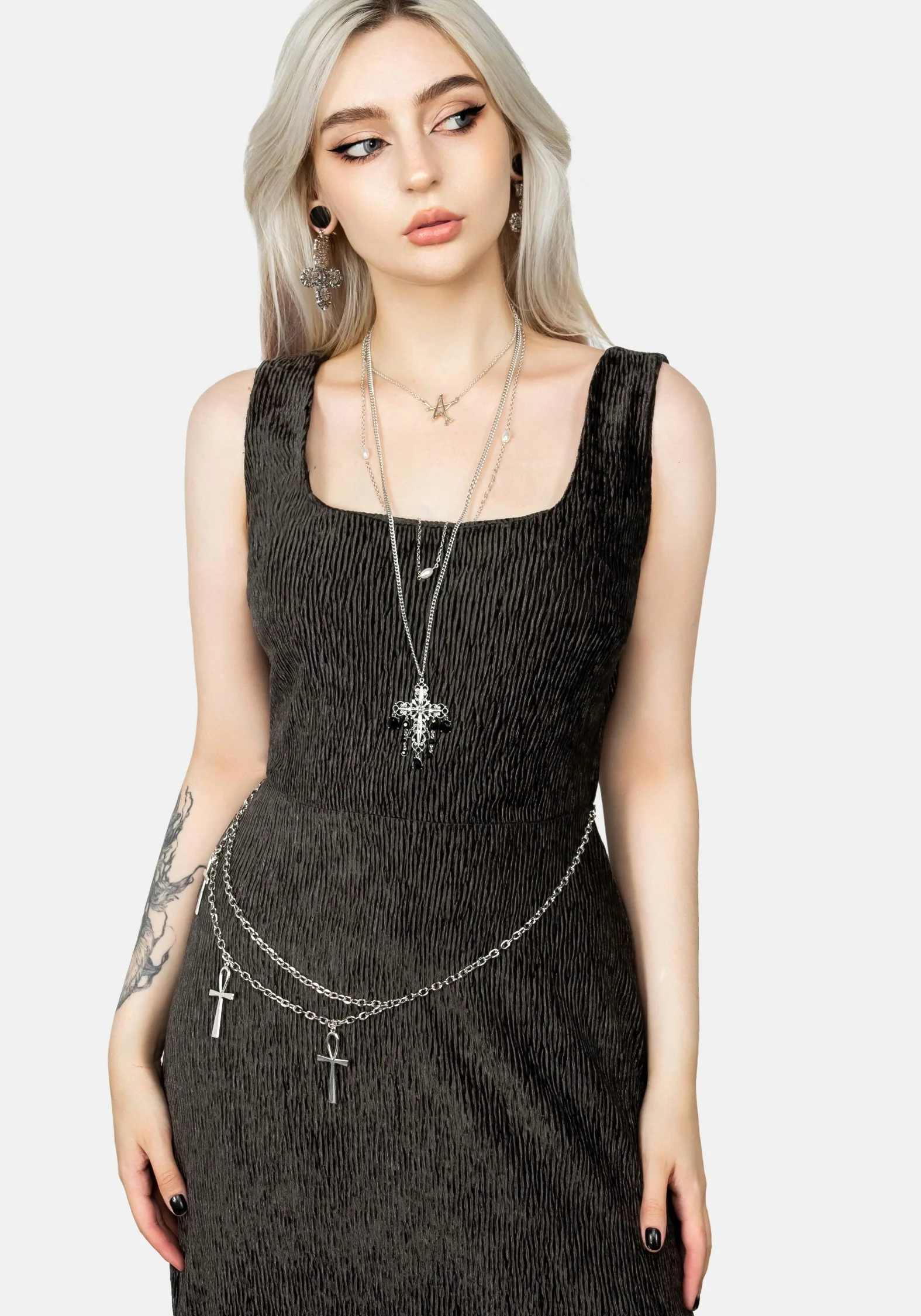 Thekla Kleid Mit Anhänger Gürtel - Image 4