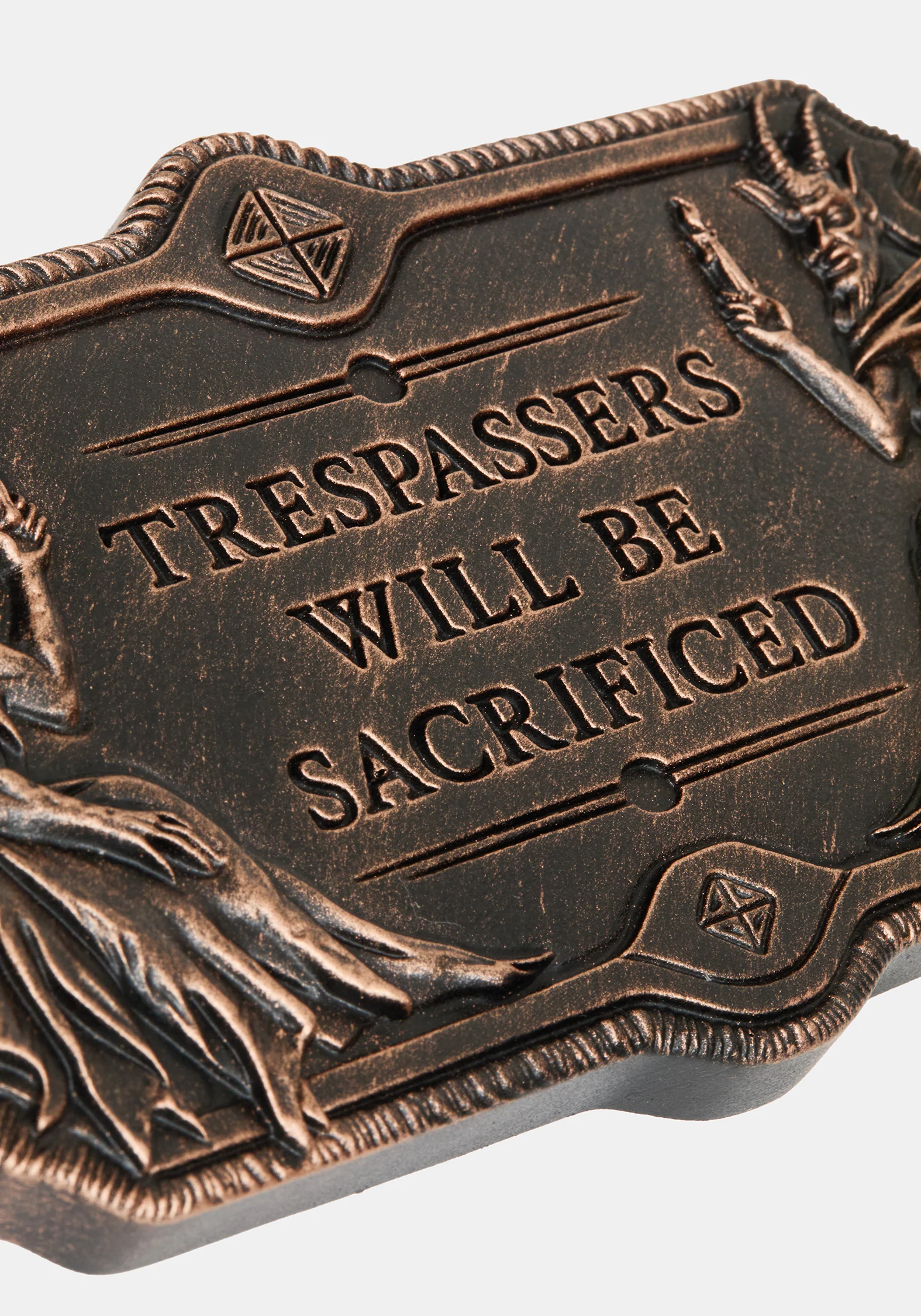 Trespassers Indoor/Outdoor Wall Plaque - Image 3
