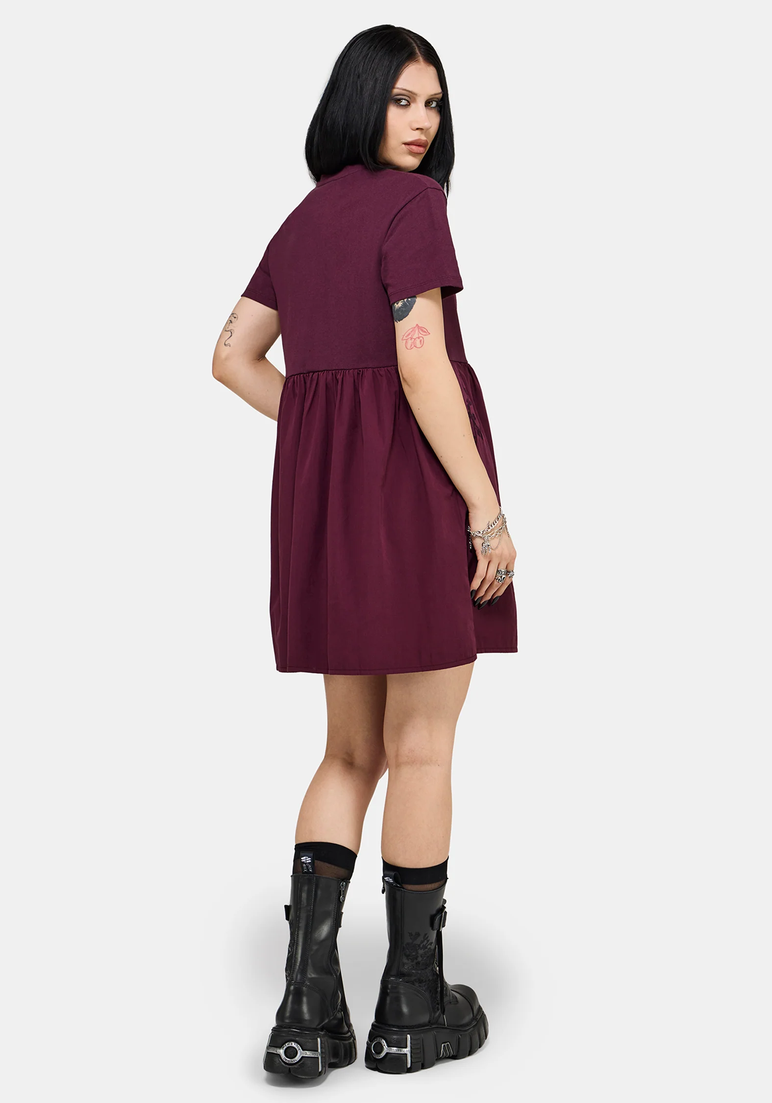 Trixie Bestickt Skater Kleid - Image 3