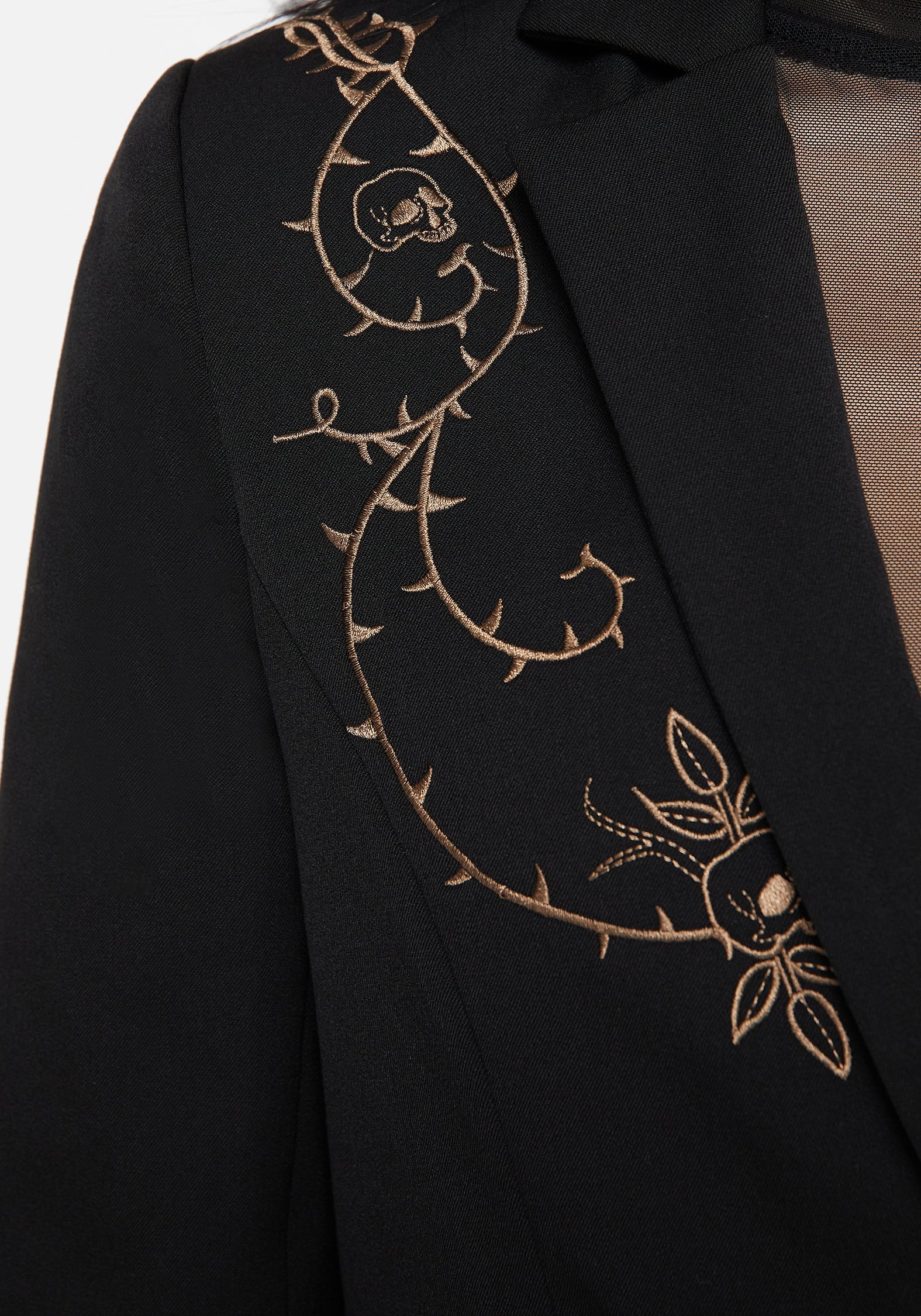 Vanitas Dorn Bestickt Kurz Blazer - Image 2