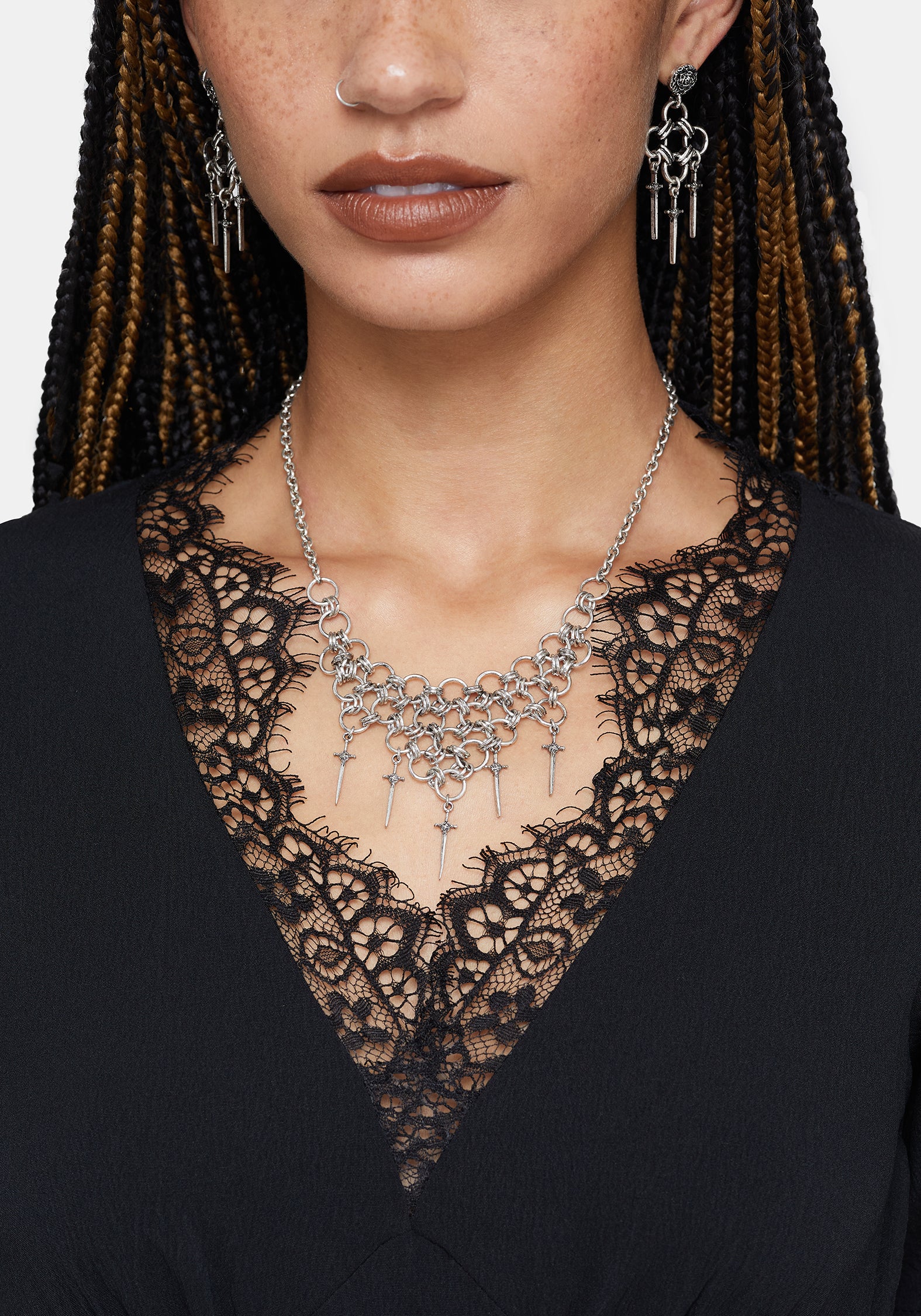 Vanthrax Chainmail Schwert Halsband - Image 5