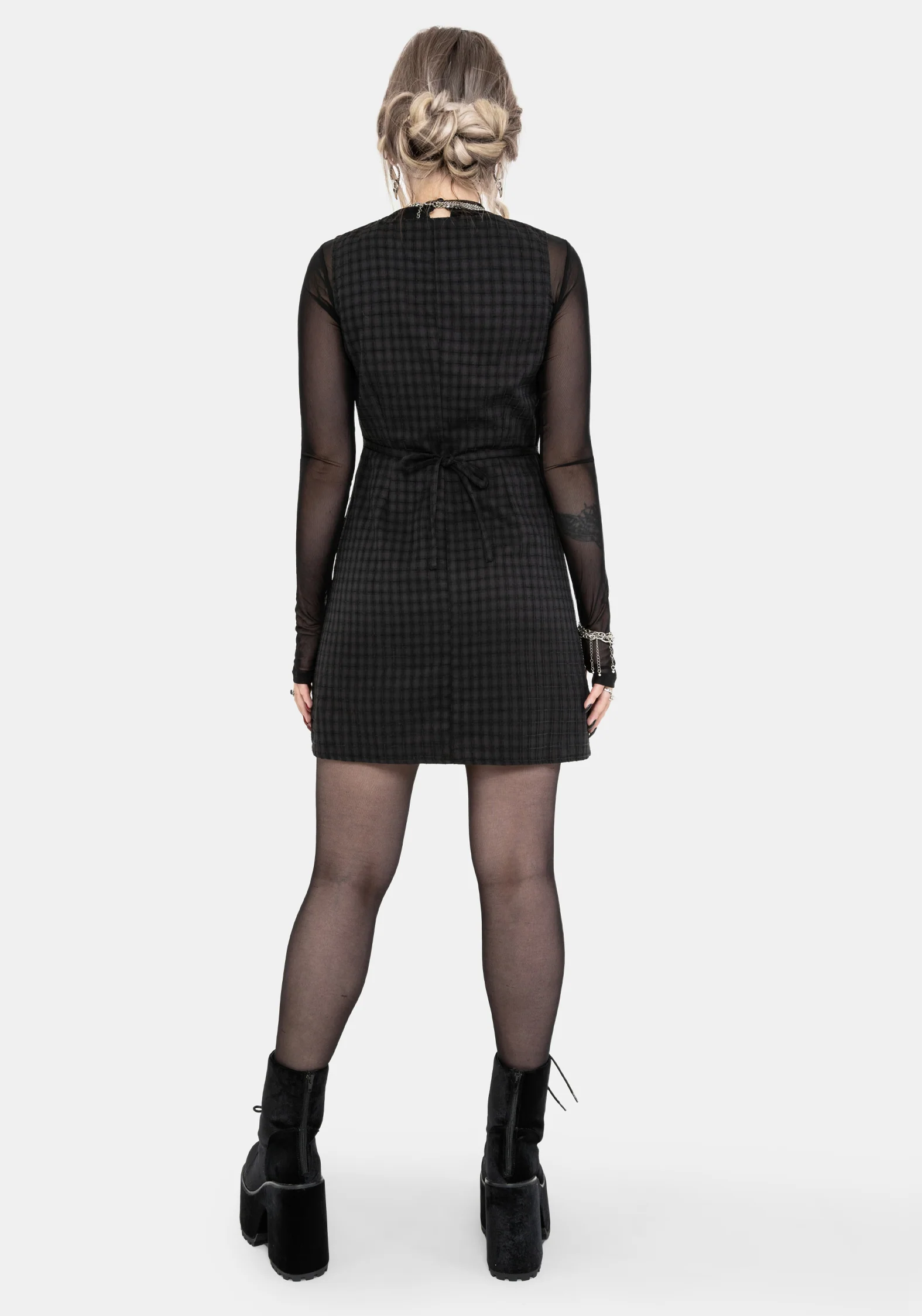 Ziggy Prüfen Knopf Hoch Mini Kleid - Image 3